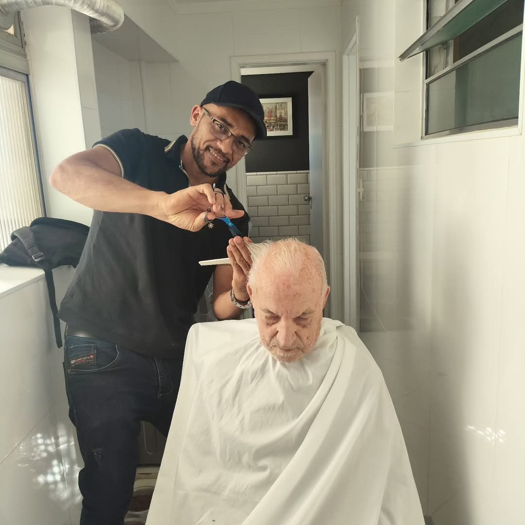 Atendimento domiciliar com cadeirante